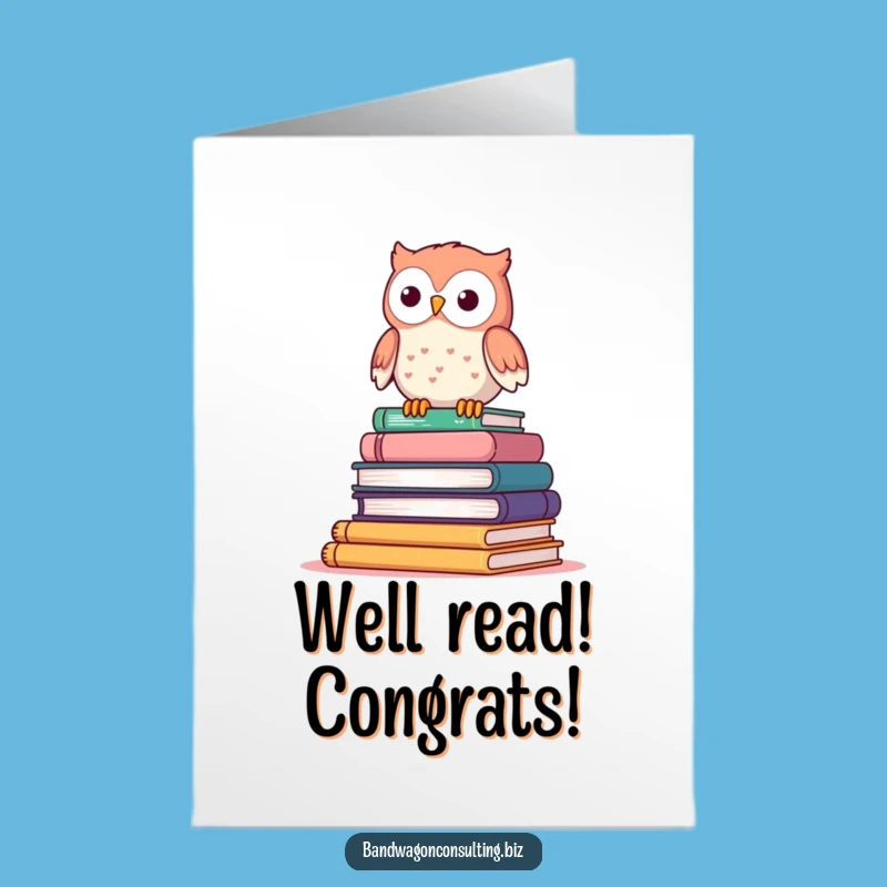 Free Printable Owl Congrats Card: Scholarly Downloadable Cheers for Your Success